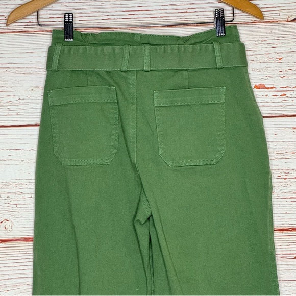 Lulus Dillon Olive Green Self-Tie Cropped Jeans Sz 25 - Picture 11 of 15